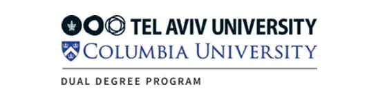 logo for the Dual Degree Program between Tel Aviv University and Columbia University
